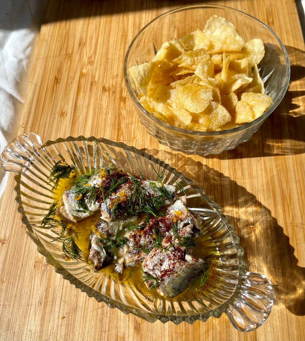 Dilly citrusy sardines & chips | Fishwife