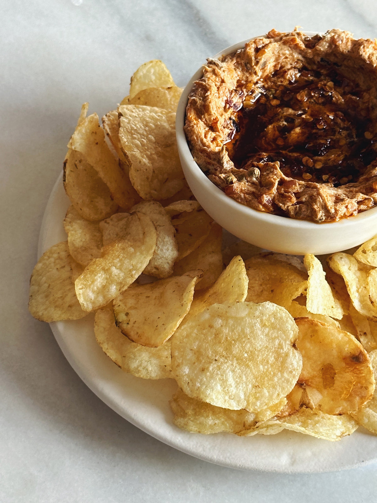 Smoked Mackerel Dip with Potato Chips Fishwife
