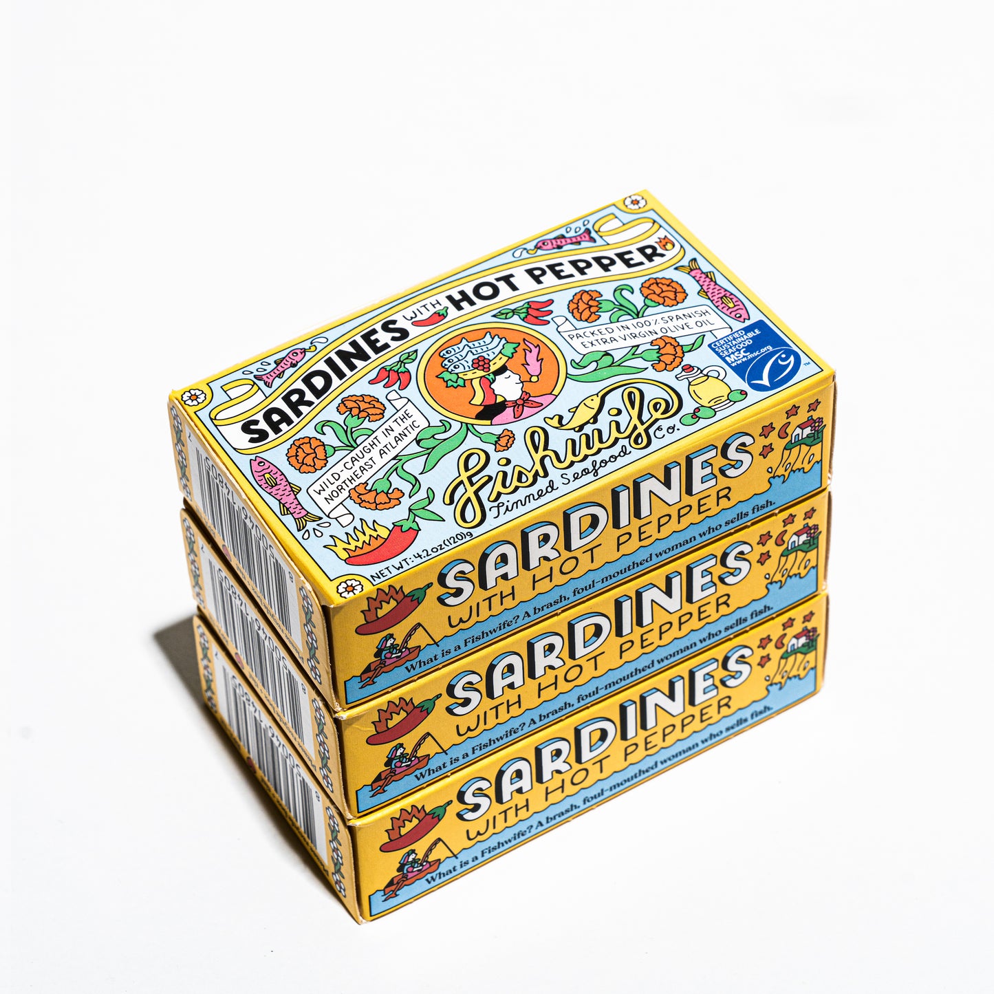 Sardines with Hot Pepper (3-Pack) view 1