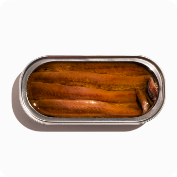 Cantabrian Anchovies in EVOO view 2