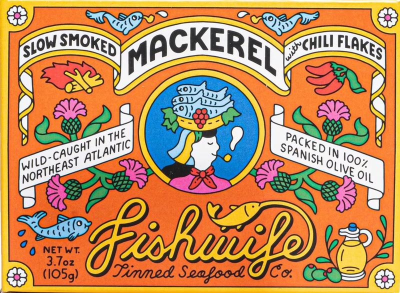 Slow Smoked Mackerel with Chili Flakes view 1