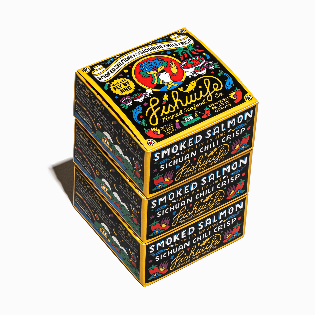 Smoked Salmon with Fly By Jing Sichuan Chili Crisp | Fishwife