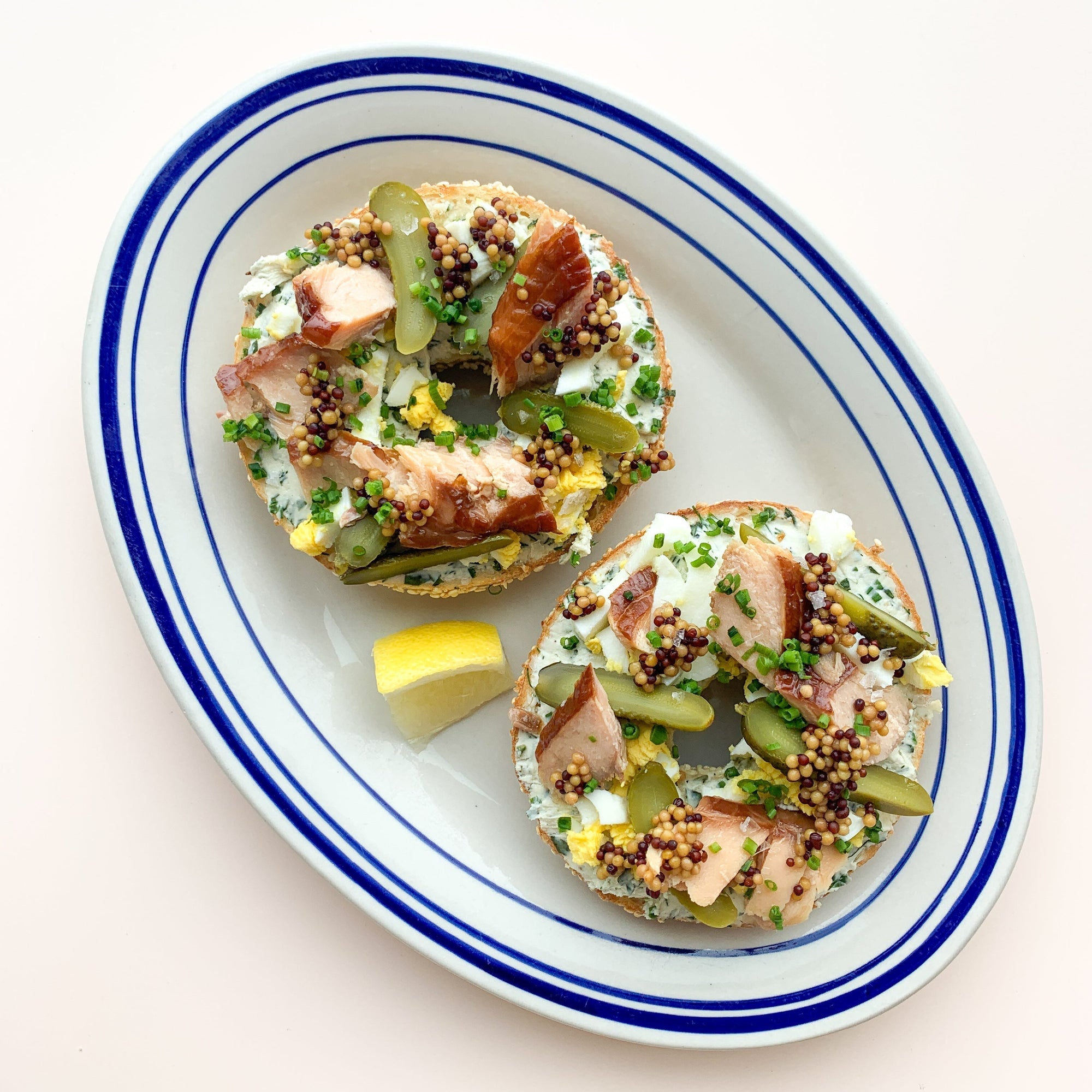 The Smoked Salmon Fishwife Bagel