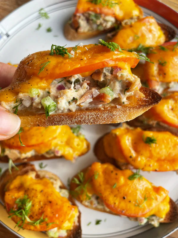 Fishwife Tuna Melt Crostinis