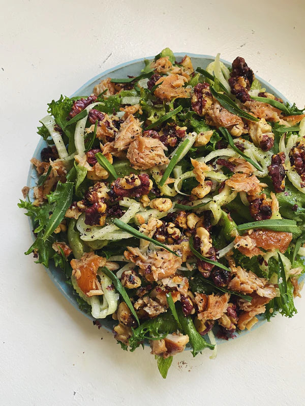 Trout, Fennel, and Walnut Salad