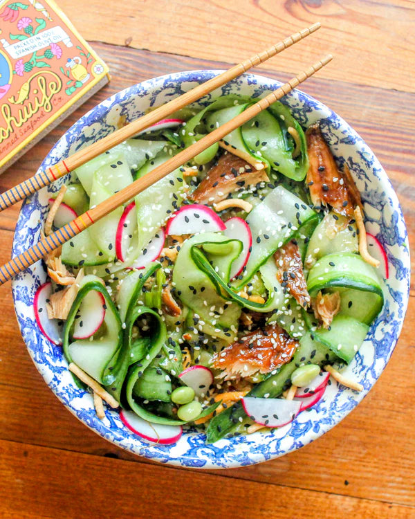 Mackerel Cucumber Salad