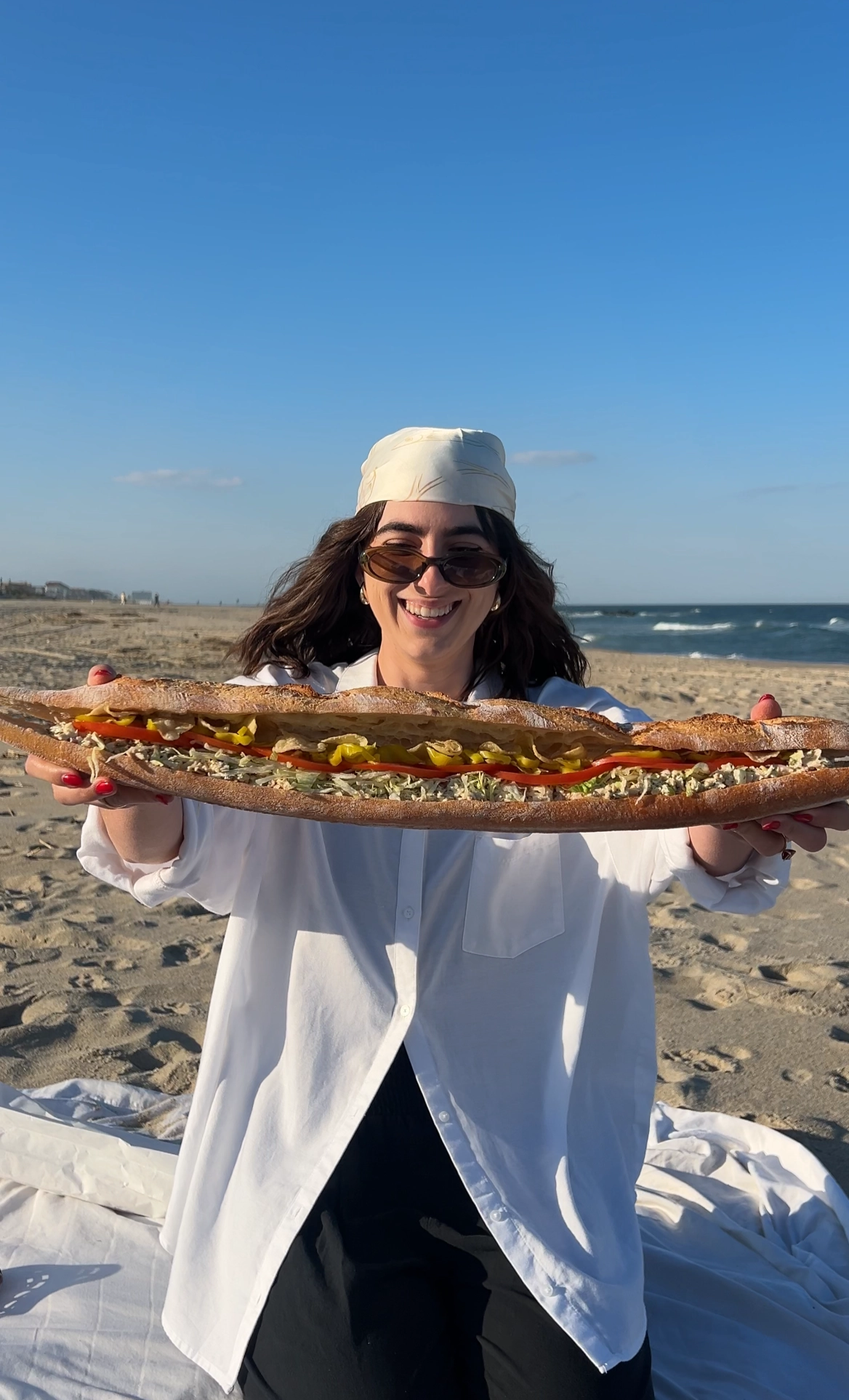 Biggest Tuna Beach Sandwich Ever