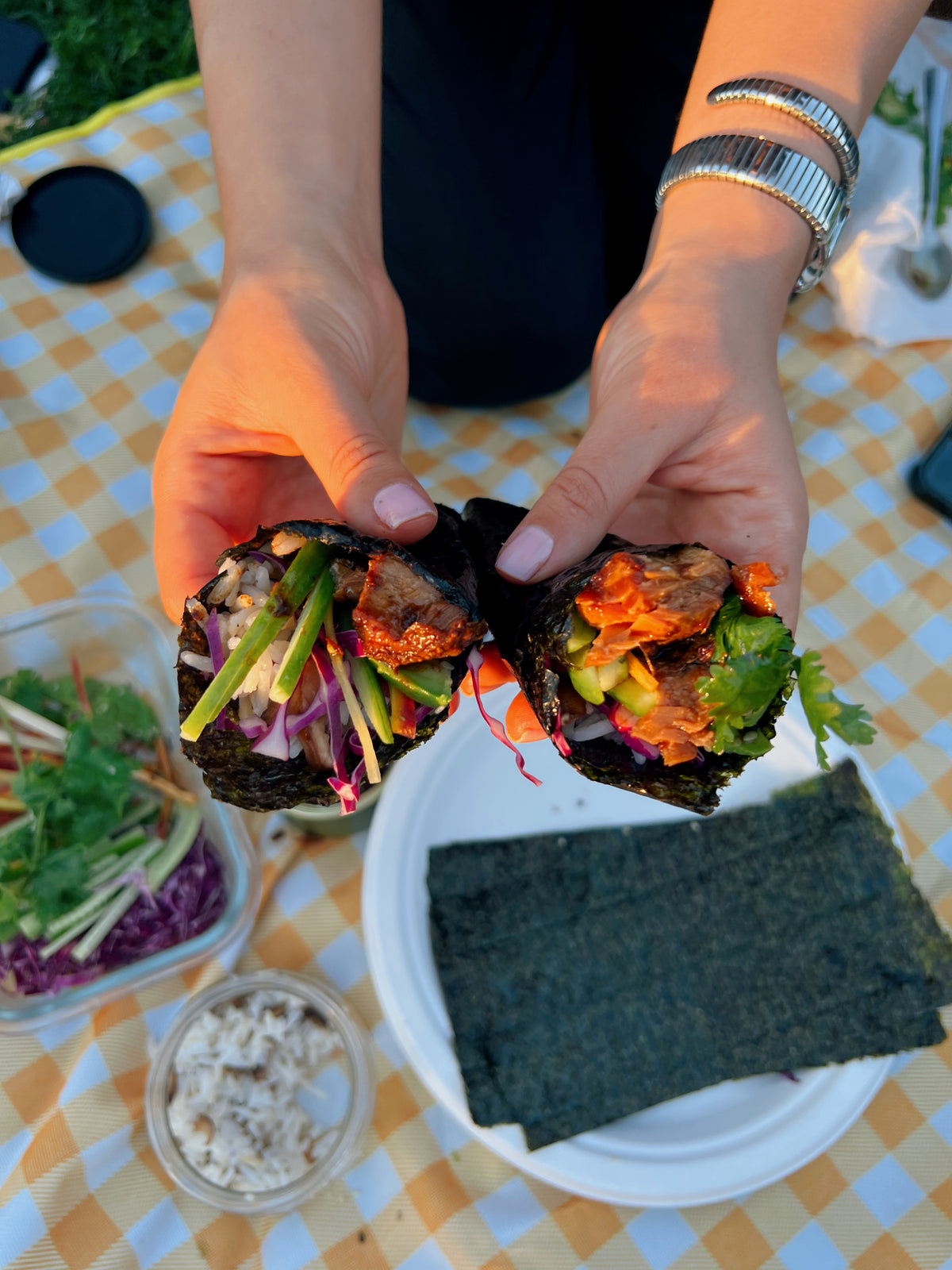 Spicy Smoked Salmon Hand Rolls Fishwife