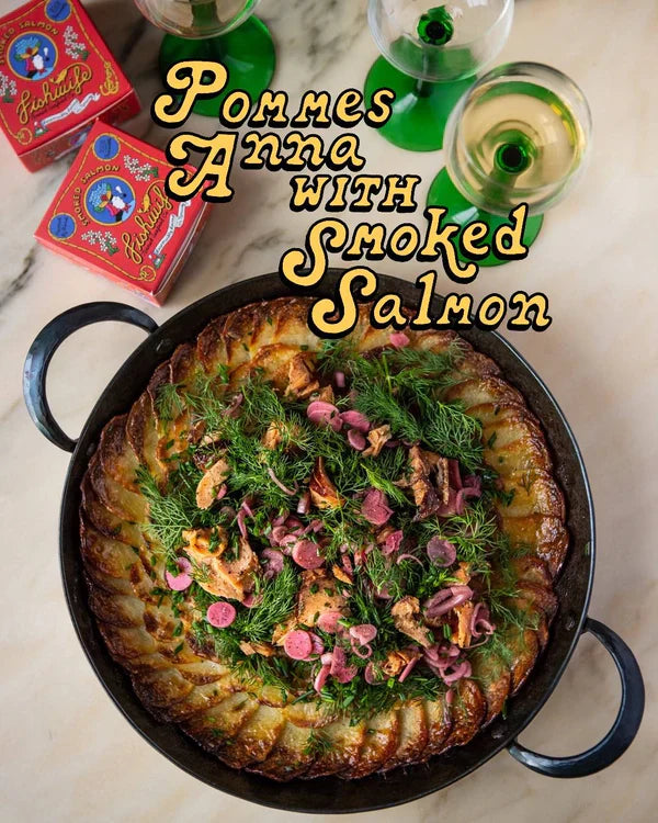 POMMES ANNA from À Table with SMOKED SALMON