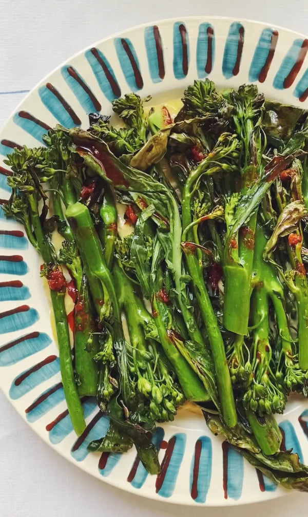 Charred Broccolini and Trout 'Tonnato'