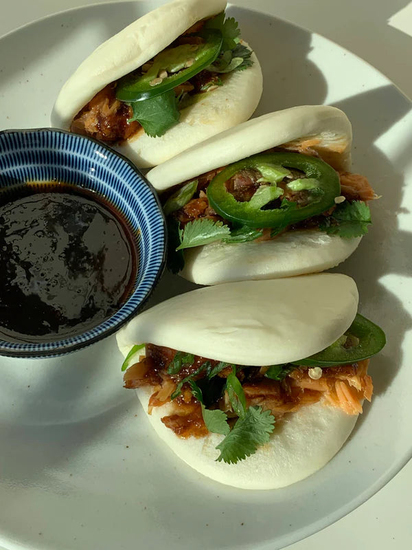 Smoked Salmon Bao Buns