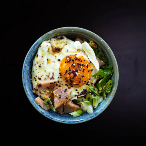 Forbidden Rice Bowl with Smoky Trout
