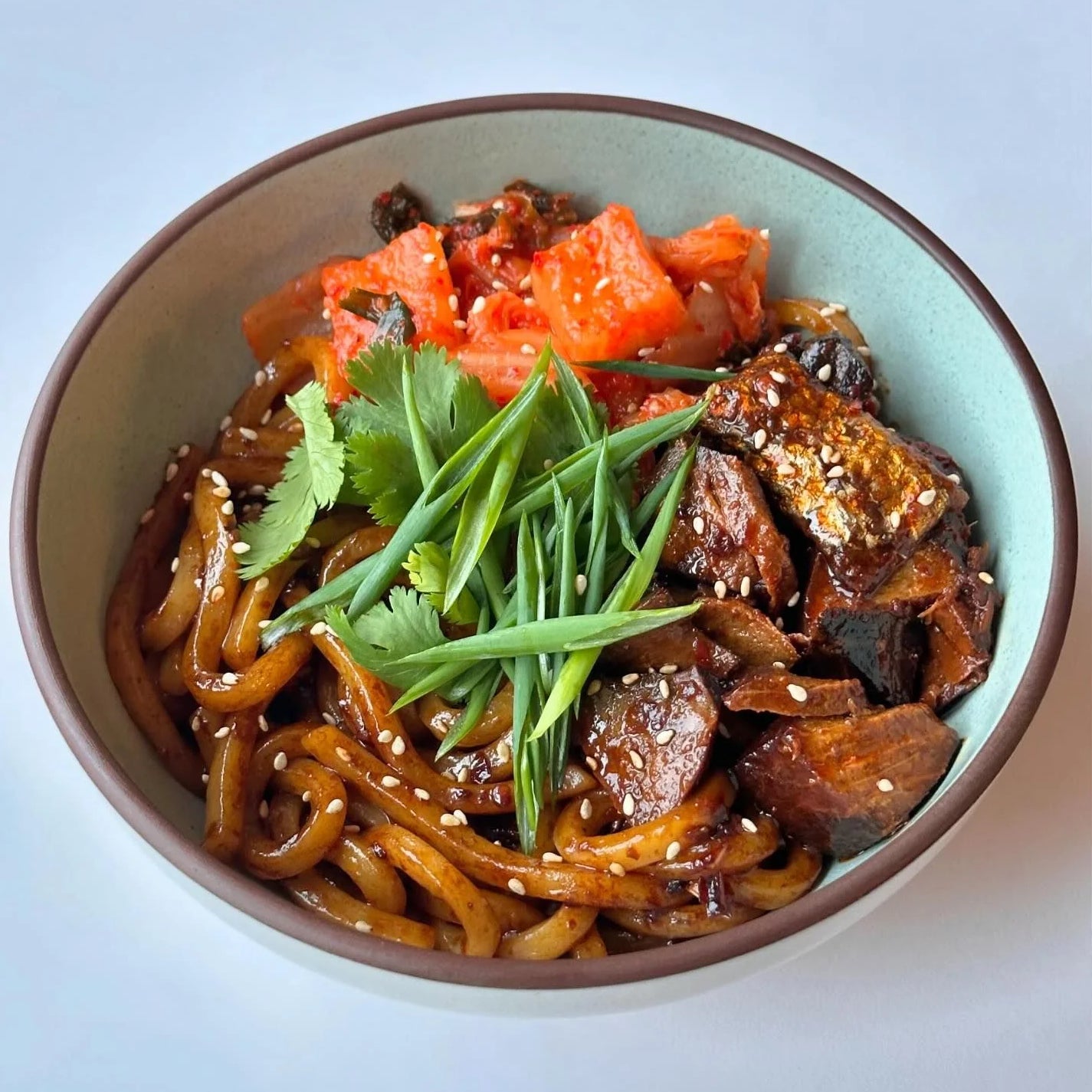 Smoked Salmon Udon Noodles