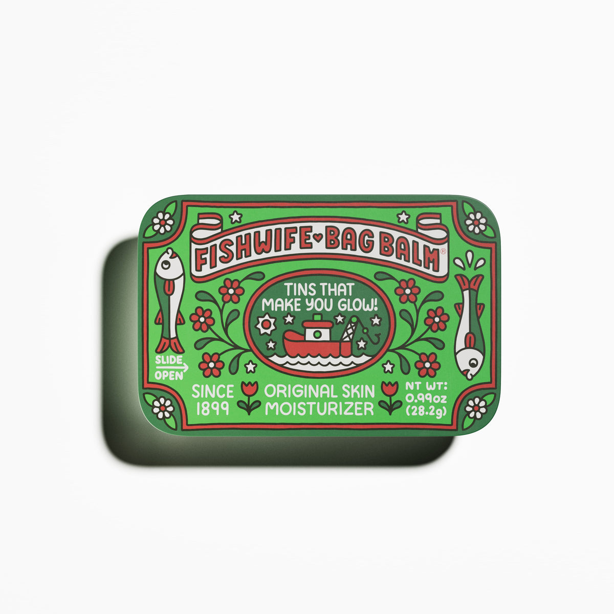 Bag Balm x Fishwife Original Skin Moisturizer Tin view 1