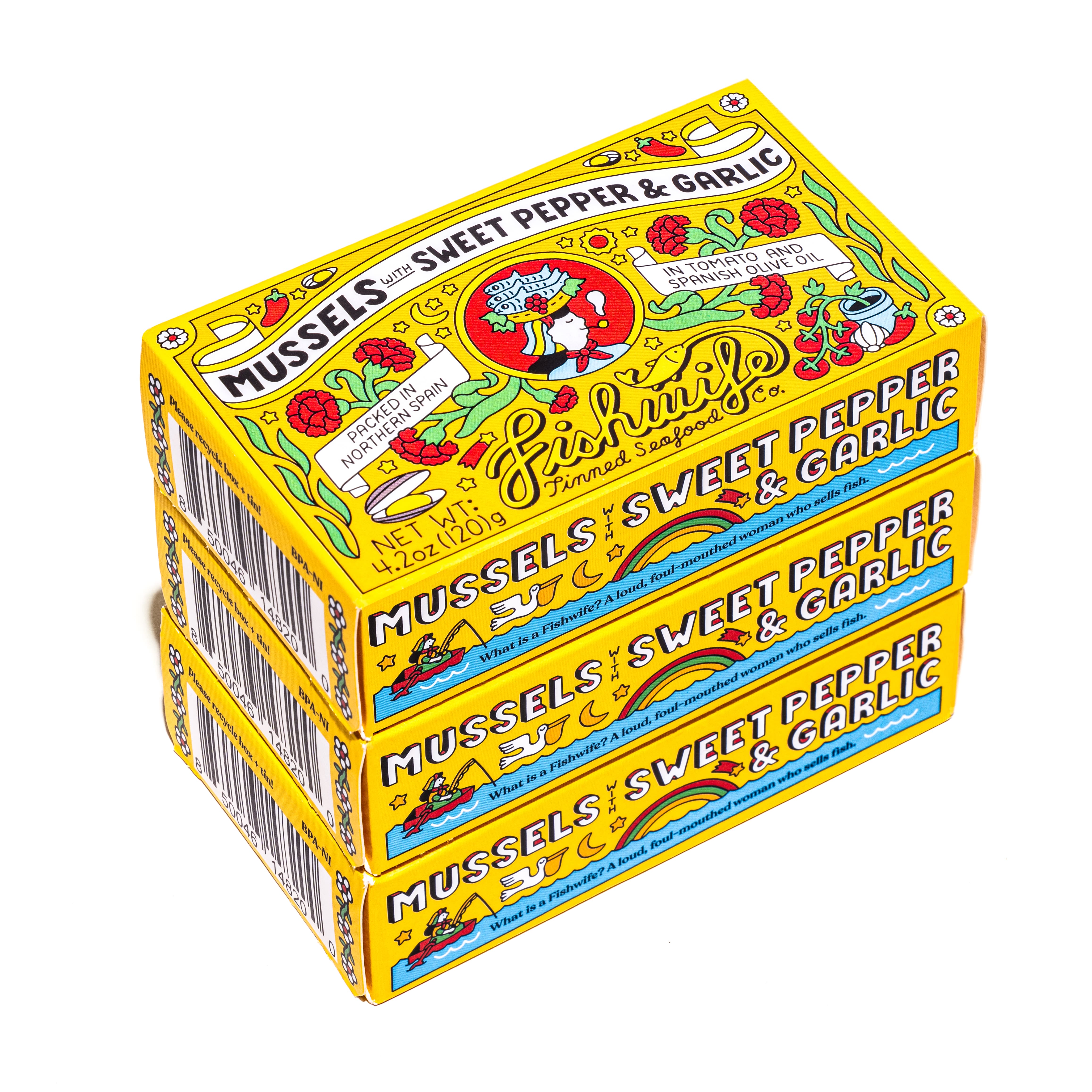 Mussels with Sweet Pepper + Garlic (3-Pack)