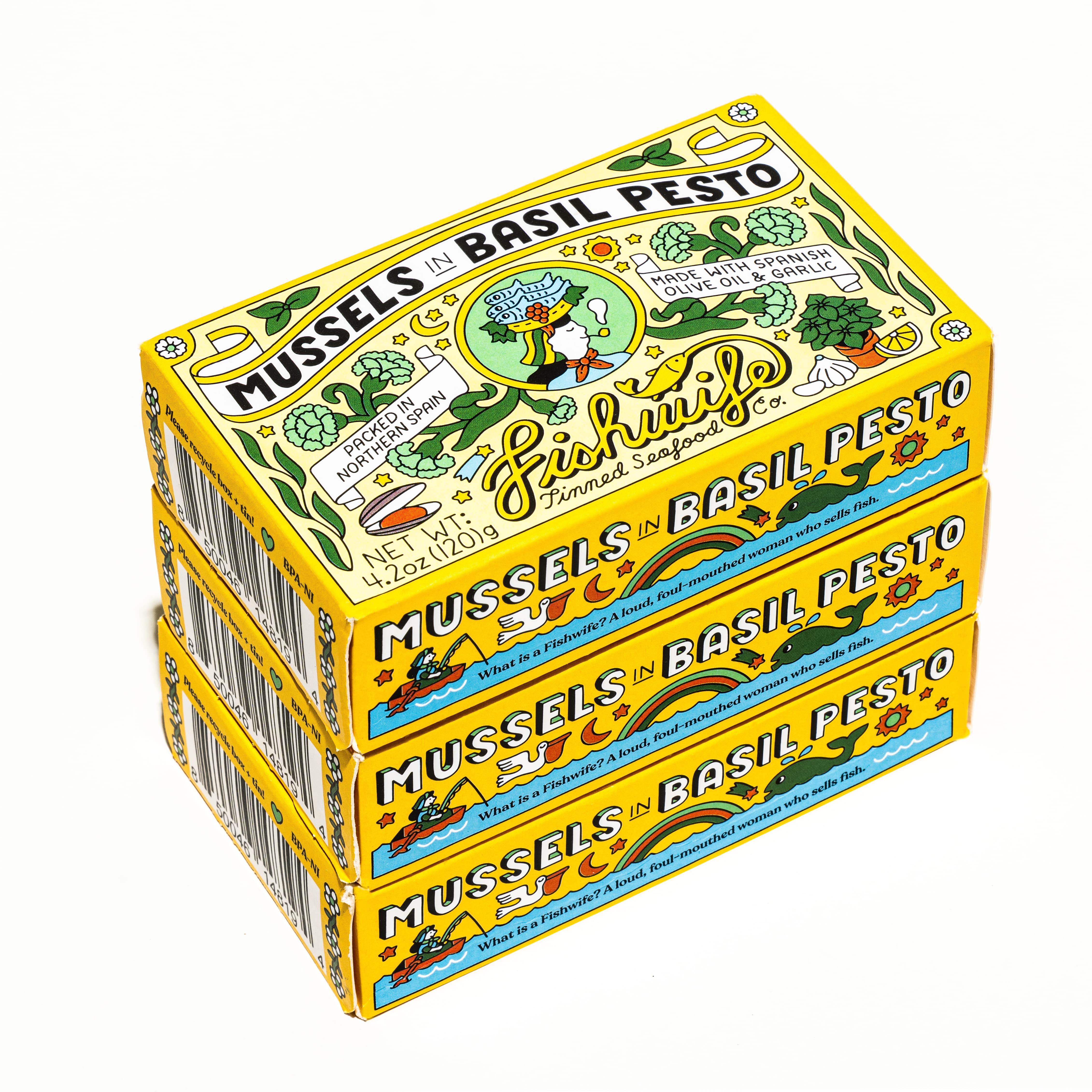 Mussels with Basil Pesto (3-Pack)