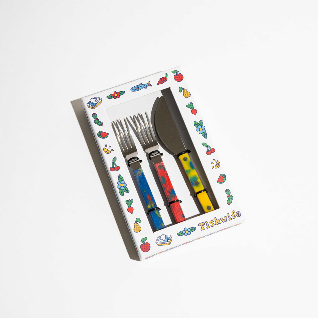 Tinned Fish Fork + Knife Set