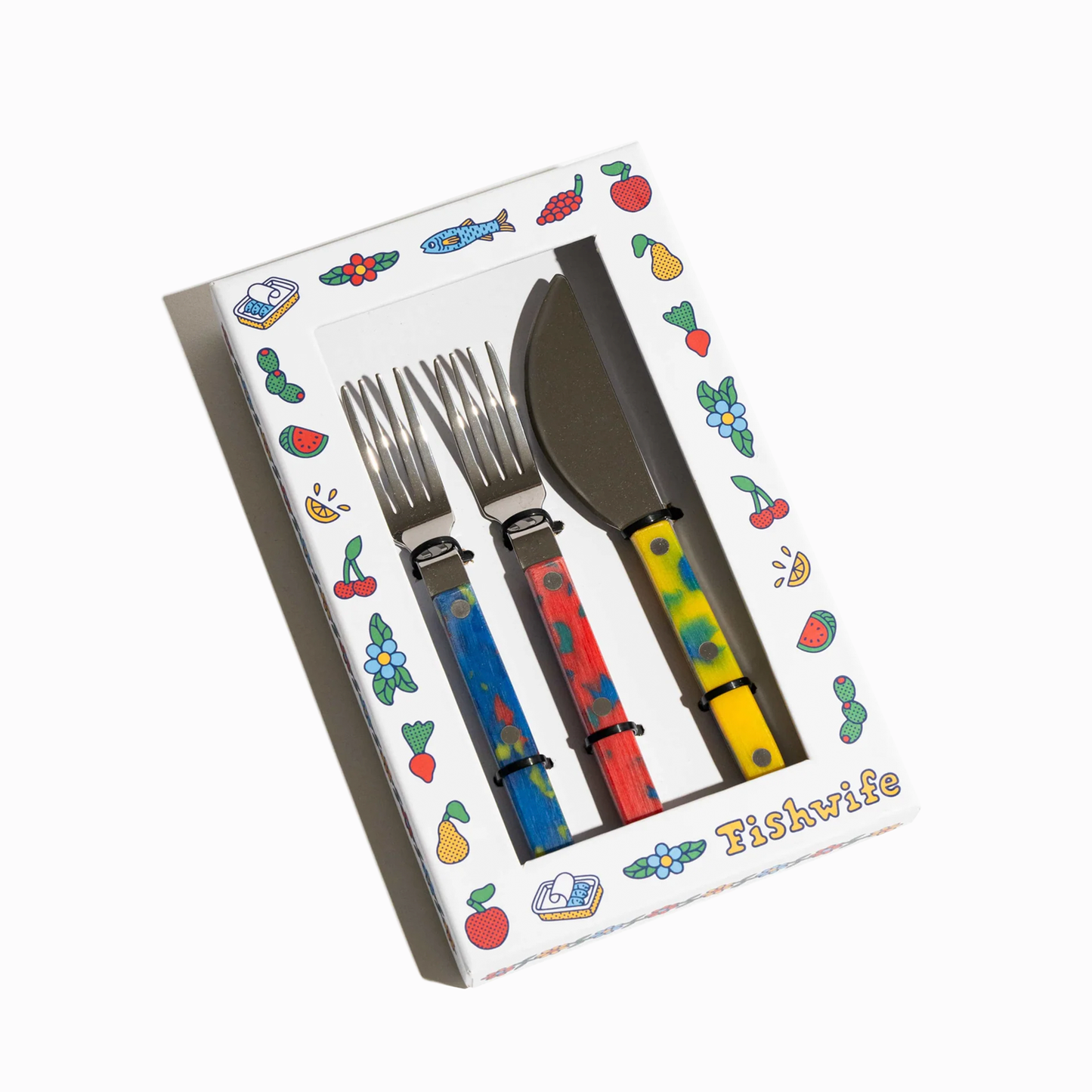 Tinned Fish Fork + Knife Set