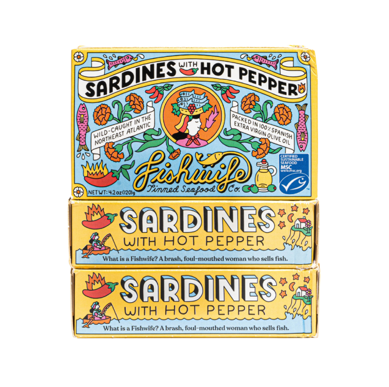 Sardines with Hot Pepper (12-Pack) - WHOLESALE view 1