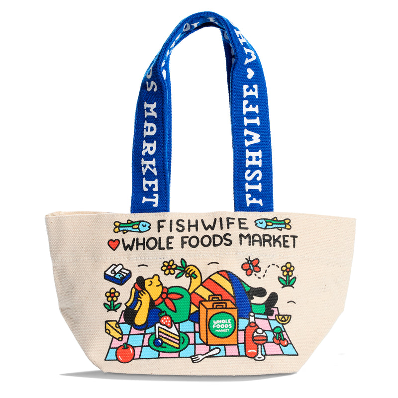 WHOLE FOODS MARKET FISHWIFE ミニトートバッグ - メルカリ whole 