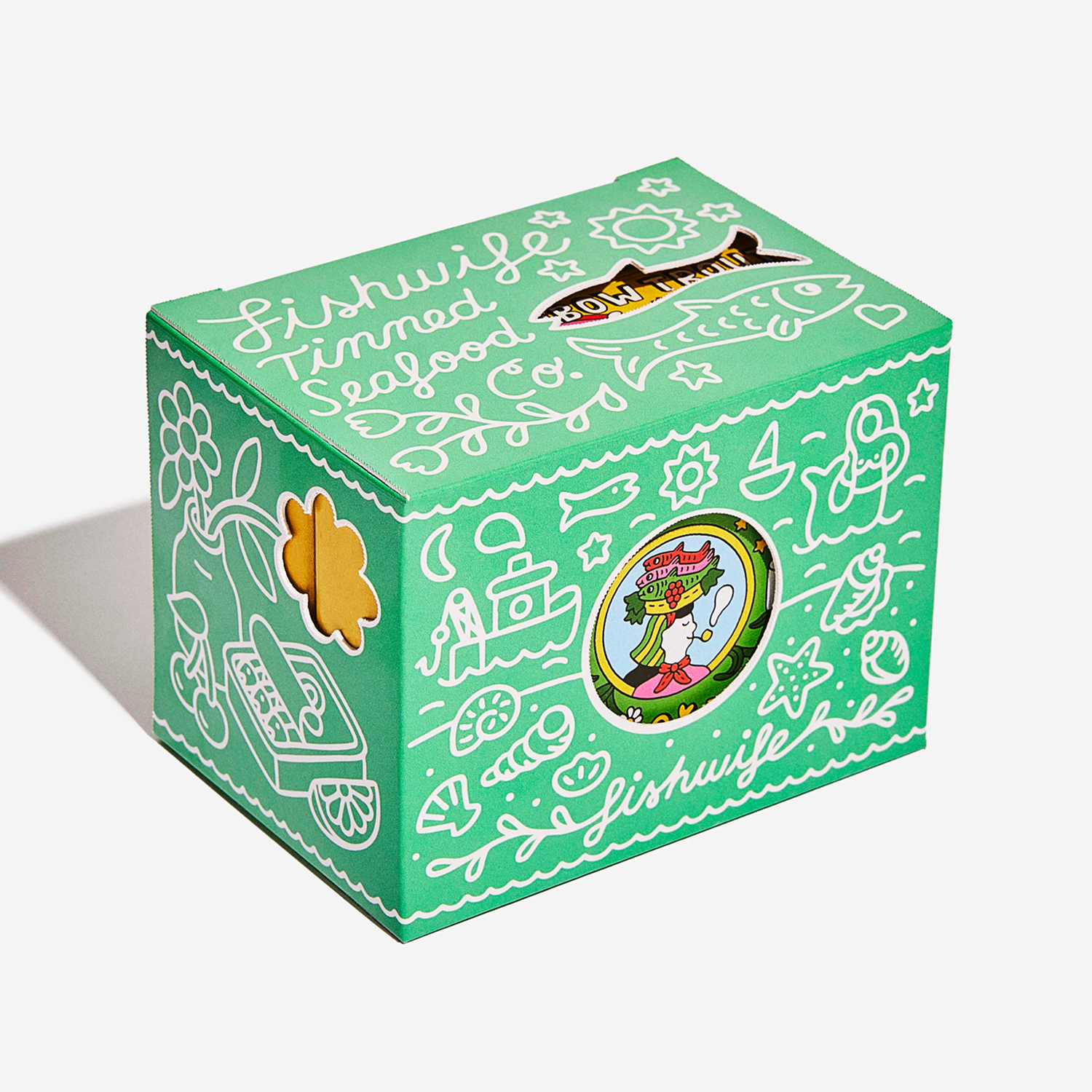 erwin fish box Fire-Breathing Necklace A Duck Amuck Art Studio & Gift Shop this all ERWIN, TN, USA-11 APRIL 2021: