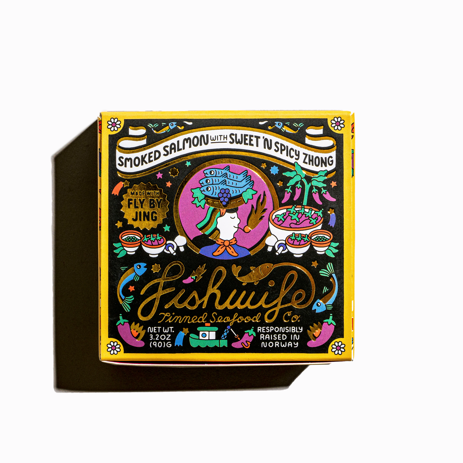 Smoked Salmon with Sweet & Spicy Zhong (3-Pack)